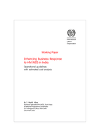 Enhancing business response to HIV/AIDS in India: operational guidelines with estimated cost analysis