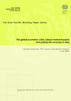 The global economic crisis: labour market impacts and policies for recovery in Asia