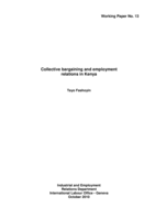 Collective bargaining and employment relations in Kenya