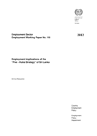 Employment implications of the 'five - hubs strategy' of Sri Lanka