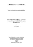 Organizing in the informal economy: a case study of the building industry in South Africa