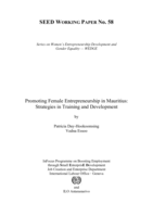 Promoting female entrepreneurship in Mauritius: strategies in training and development