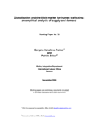 Globalization and the illicit market for human trafficking: an empirical analysis of supply and demand