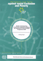 Gender mainstreaming in technical cooperation projects: the experience of the ILO Global Programme STEP