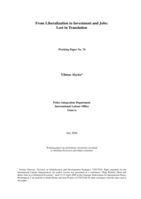 From liberalization to investment and jobs: lost in translation