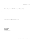 Public-private partnerships in employment services