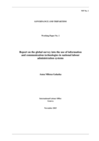 Report on the global survey into the use of information and communication technologies in national labour administration systems