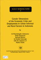 Gender dimensions of the economic crisis and employment in urban informal and rural sectors in Indonesia