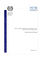 Trends in children's employment and child labour in the Latin America and Caribbean region: country report for Panama