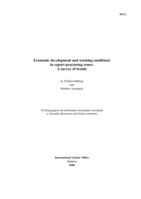 Economic development and working conditions in export processing zones: a survey of trends