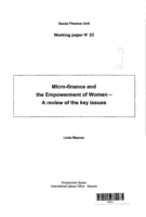 Micro-finance and the empowerment of women: a review of the key issues