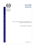 Trends in children's employment and child labour in the Latin America and Caribbean region: country report for Argentina