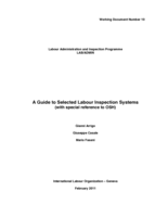A guide to selected labour inspection systems: (with special reference to OSH)
