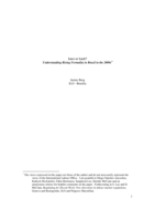 Laws or luck?: understanding rising formality in Brazil in the 2000s