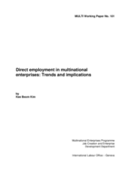 Direct employment in multinational enterprises: trends and implications