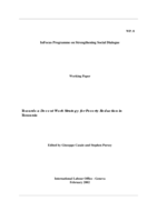 Towards a decent work strategy for poverty reduction in Tanzania
