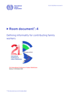 Defining informality for contributing family workers