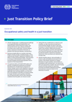 Occupational safety and health in a just transition
