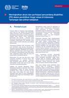 Improving access and participation of People with Disabilities (PWDs) in vocational higher education in Indonesia: challenges and policy options