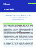 Generative AI and jobs: policies to manage the transition