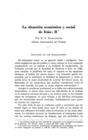 La situación económica y social de Irán: II