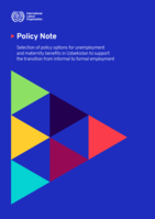 Selection of policy options for unemployment and maternity benefits in Uzbekistan to support the transition from informal to formal employment: Policy note