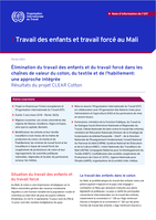Travail des enfants et travail forcé au Mali