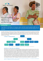 Microreinsurance applications: filling supply and demand gaps