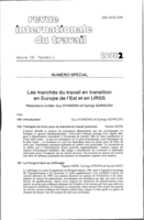 Introduction: rôle du marché du travail dans la mutation en cours dans les pays de l'Europe de l'Est