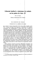 Libertad sindical y relaciones de trabajo en los países de Asia: II