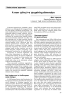 A new collective bargaining dimension