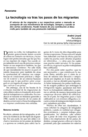 La tecnología va tras los pasos de los migrantes