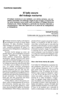 El lado oscuro del trabajo nocturno