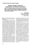 Salarios impagos en Belarús: ajustándose a la transición económica
