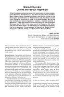 Shared interests: unions and labour inspection