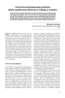 Informes empresariales públicos sobre cuestiones relativas a trabajo y empleo