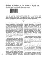 Turkey: a seminar on the action of youth for social and economic development