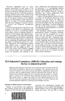 ILO industrial committees (1990-91): education and training : the key to industrial growth