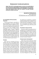 Employment trends and patterns
