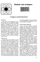 Computer-assisted instruction