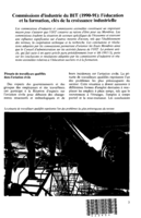 Commissions d'industrie du BIT (1990-91): l'éducation et la formation, clés de la croissance industrielle