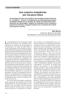 Une aubaine mésestimée par les pays riches