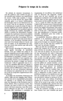 Préparer le temps de la retraite