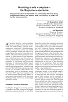 Providing a safe workplace: the Singapore experience