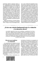 ¿Existe una relación fundamental entre la evaluación y la educación obrera?