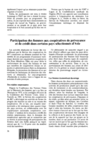 Participation des femmes aux coopératives de prévoyance et de crédit dans certains pays sélectionnés d'Asie