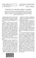 Desarrollo de la educación sindical en Australia