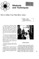 How to make your film show active