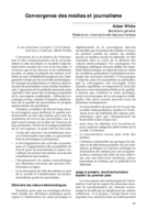 Convergence des médias et journalisme