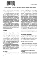 Seleccionar y utilizar ayudas audiovisuales adecuadas